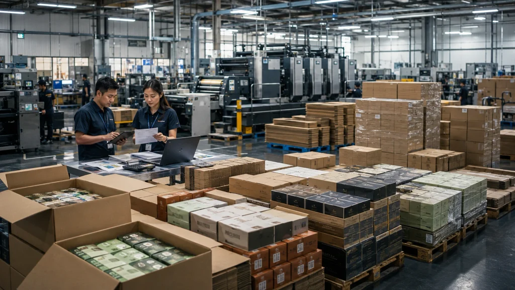 Minimal order cetak kemasan pabrik